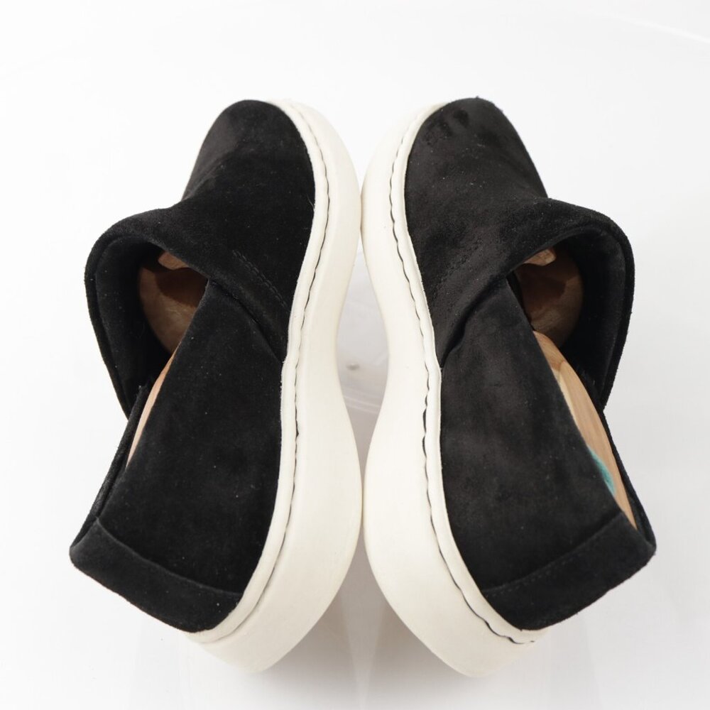 Born Womens Judy Slip On Shoes‎ Size 7 Black Suede Flats Loafers Casual Comfy - Picture 6 of 11